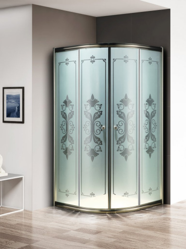 Душевой уголок 100x100 Cezares GIUBILEO-R-2-100-SCORREVOLE-CP-St Душевой уголок 100x100 Cezares GIUBILEO-R-2-100-SCORREVOLE-CP-St