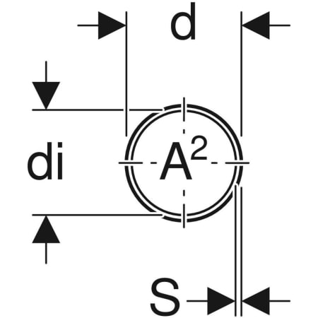 Удлинитель колена смыва Geberit 152.170.16.1 Удлинитель колена смыва Geberit 152.170.16.1