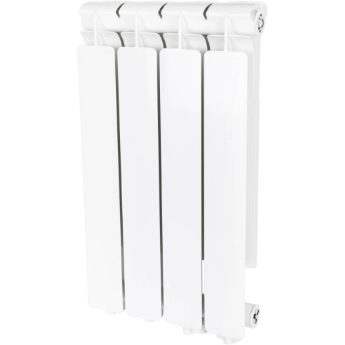 Радиатор алюминиевый STOUT Bravo  500 4 секций ( ниж. прав. )