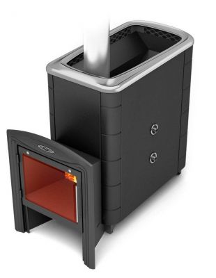 Банная печь Тунгуска XXL 2013 Inox Витра ТО антрацит Банная печь Тунгуска XXL 2013 Inox Витра ТО антрацит