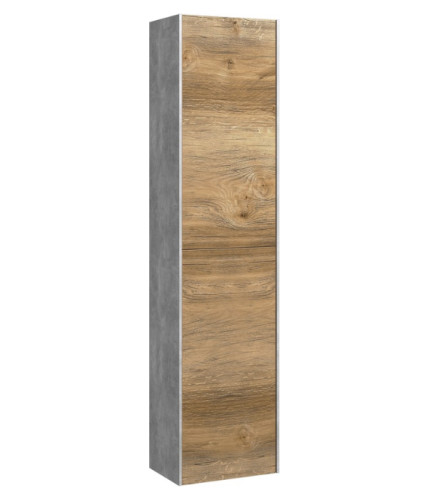 Пенал AQWELLA Mobi 36,5 Бетон светлый MOB0535BS+MOB0735DB Пенал AQWELLA Mobi 36,5 Бетон светлый MOB0535BS+MOB0735DB