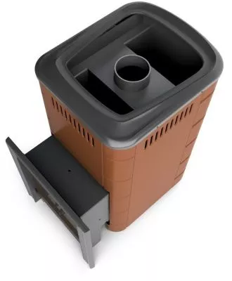 Газовая банная печь Уренгой 2018 Carbon БСЭ терракота Газовая банная печь Уренгой 2018 Carbon БСЭ терракота