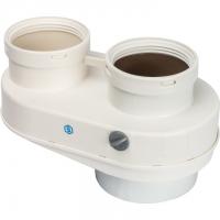 Элемент дымохода Ø80/80 адаптер для подкл. разд. труб (совместимый  Baxi ) PP-Ryton Stout