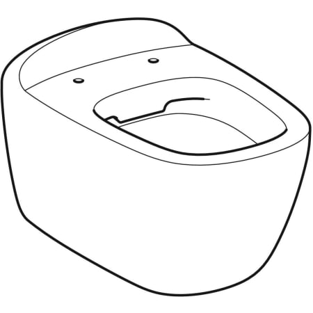 Подвесной унитаз Geberit Citterio, закрытая форма, Rimfree 500.510.01.1 Подвесной унитаз Geberit Citterio, закрытая форма, Rimfree 500.510.01.1