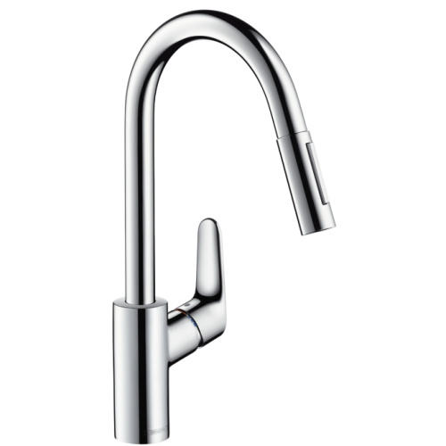 Смеситель для кухни Hansgrohe Focus 31815800 сталь, выдвижной излив Смеситель для кухни Hansgrohe Focus 31815800 сталь, выдвижной излив