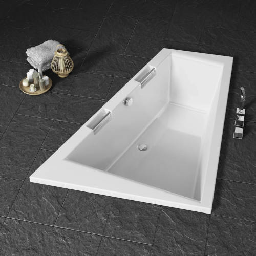 Ванна акриловая RIHO DOPPIO LEFT - PLUG & PLAY BD4500500000000