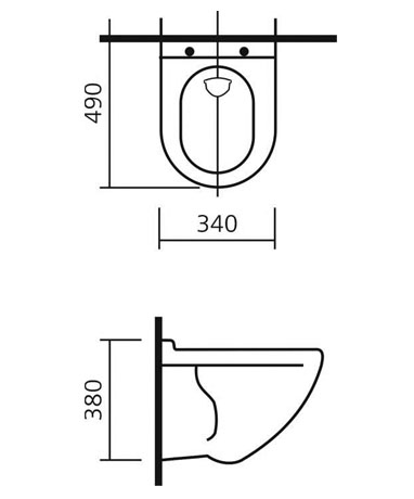 Подвесной унитаз Sanita Luxe Attica сиденье дюропласт