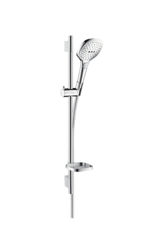 Душевой набор Hansgrohe Raindance Select E 120 3jet штанг 65см, с мыльницей, хром 26620000