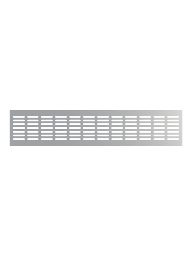 4810DP Al Silver, Решетка переточная алюминиевая с анодированным покрытием 480x100, Silver 4810DP Al Silver, Решетка переточная алюминиевая с анодированным покрытием 480x100, Silver