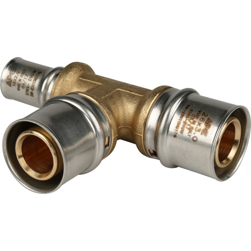 Тройник переходной пресс 26x26x16 Stout металлопластик SFP-0005-262616