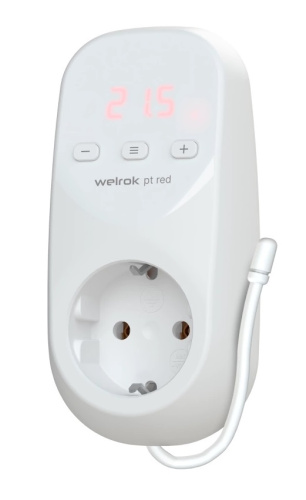 Терморегулятор в розетку Welrok pt red Терморегулятор в розетку Welrok pt red