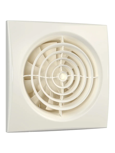 AURA 5C Ivory, Вентилятор осевой вытяжной с обратным клапаном D 125 DiCiTi AURA 5C lvory, декоративный AURA 5C Ivory, Вентилятор осевой вытяжной с обратным клапаном D 125 DiCiTi AURA 5C lvory, декоративный