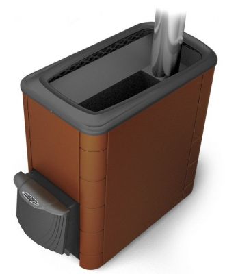 Банная печь Тунгуска XXL 2013 Inox ДА КТК терракота Банная печь Тунгуска XXL 2013 Inox ДА КТК терракота