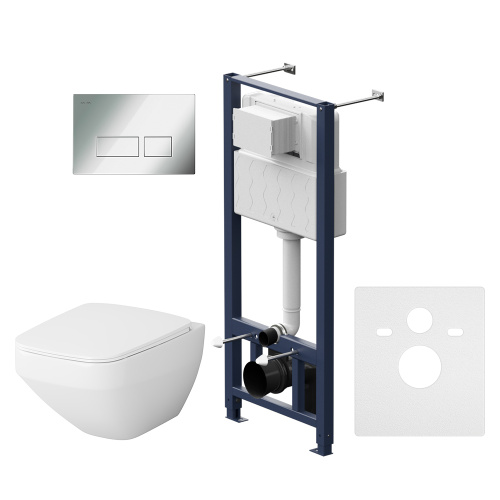 Подвесной унитаз и инсталляция AM.PM Inspire V2.0 IS47051.50A1700 Подвесной унитаз и инсталляция AM.PM Inspire V2.0 IS47051.50A1700