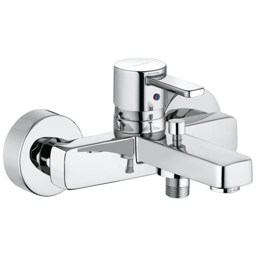 Смеситель для ванны Kludi Zenta 386700575 хром, настенный, литой рычаг, аэратор М 24 х 1 Смеситель для ванны Kludi Zenta 386700575 хром, настенный, литой рычаг, аэратор М 24 х 1