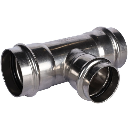 Тройник переходной ВПр 54х42х54 пресс, нержавеющая сталь Rommer Тройник переходной ВПр 54х42х54 пресс, нержавеющая сталь Rommer