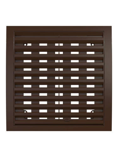 1515РРПН кор, Решетка наружная ASA вентиляционная регулируемая 150х150, коричневая 1515РРПН кор, Решетка наружная ASA вентиляционная регулируемая 150х150, коричневая
