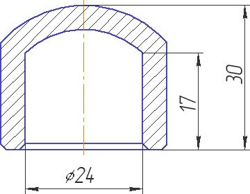 Заглушка Kalde 25 полипропилен 3292-ste-250000