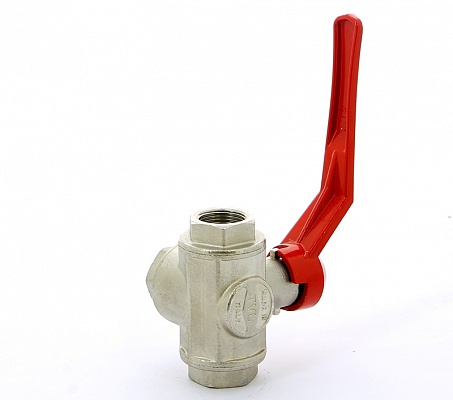 Кран трехходовой 3/4"ВВВ с L-переключением ITAP 128 3/4'L Кран трехходовой 3/4"ВВВ с L-переключением ITAP 128 3/4'L