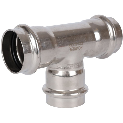 Тройник ВПр 42 пресс, нержавеющая сталь Rommer Тройник ВПр 42 пресс, нержавеющая сталь Rommer