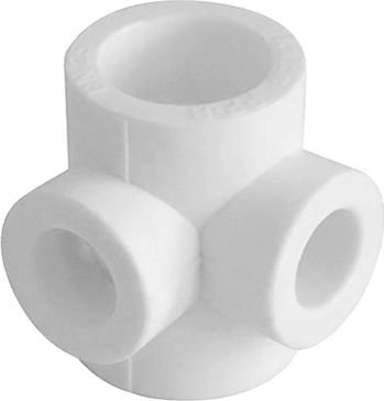 Крестовина переходная Kalde 40х25 полипропилен 3212-cdl-402500