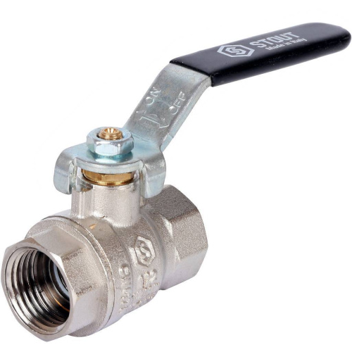 Кран шаровой 1/2"ВВ стандарт, ручка рычаг Stout SVB-0011-000015