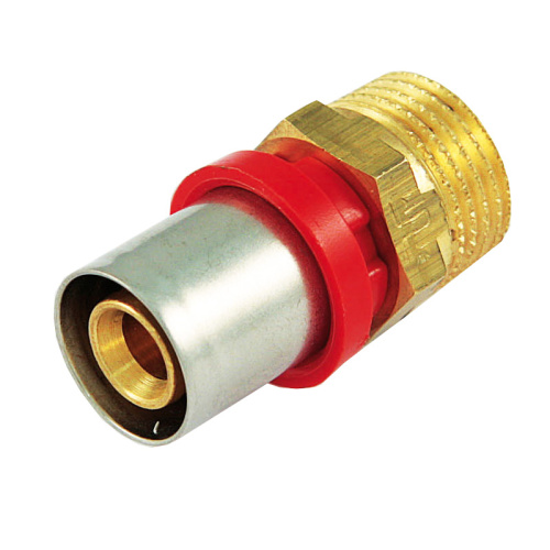 Соединитель пресс Tiemme 16x1/2"Н металлопластик 1650009