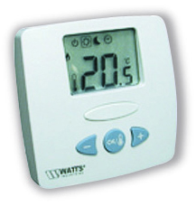 Электронный радиотермостат Watts WFHT-RF LCD 433 МГц 10021132 Электронный радиотермостат Watts WFHT-RF LCD 433 МГц 10021132
