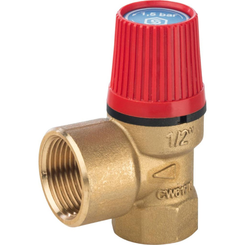 Предохранительный клапан Stout 1/2"x1,5 бар для отопления SVS-0001-001515 Предохранительный клапан Stout 1/2"x1,5 бар для отопления SVS-0001-001515
