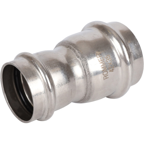 Муфта переходная ВПр 42х35 пресс, нержавеющая сталь Rommer Муфта переходная ВПр 42х35 пресс, нержавеющая сталь Rommer