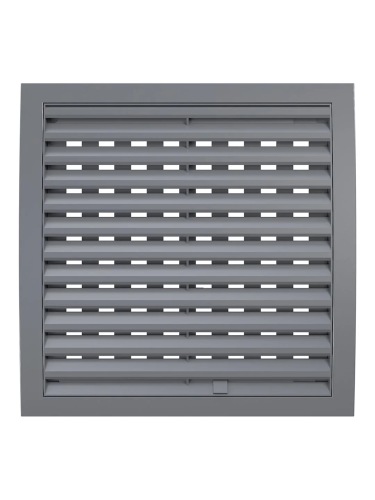 2525РРПН сер, Решетка наружная ASA вентиляционная регулируемая 250х250, серая 2525РРПН сер, Решетка наружная ASA вентиляционная регулируемая 250х250, серая