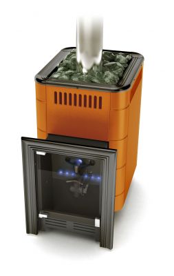 Газовая банная печь Уренгой терракота Газовая банная печь Уренгой терракота