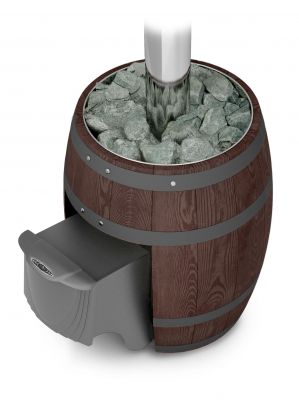 Банная печь Вариата Carbon ДА Баррель палисандр Банная печь Вариата Carbon ДА Баррель палисандр