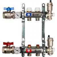 Коллектор Stout из нержавеющей стали в сборе без расходомеров 2 вых. SMS 0912 000002