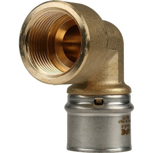 Угольник с резьбой пресс 26x1"В Stout металлопластик SFP-0010-000126