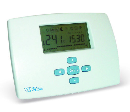 Термостат комнатный Watts Milux D(5-35'С,8А,220В) 10013382