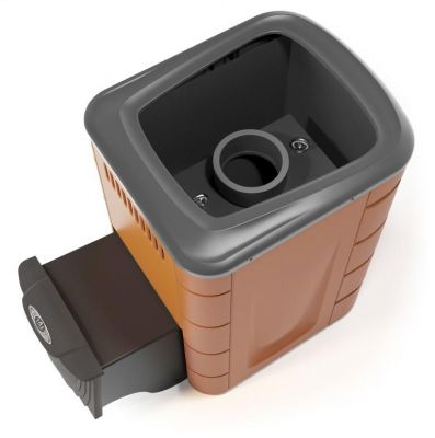 Банная печь Каронада Мини Heavy Metal ДА терракота Банная печь Каронада Мини Heavy Metal ДА терракота