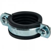 Хомут 1 1/4" D40-45мм с гайкой M8 оцинкованный с резинкой Stout SAC-0020-000114 Хомут 1 1/4" D40-45мм с гайкой M8 оцинкованный с резинкой Stout SAC-0020-000114