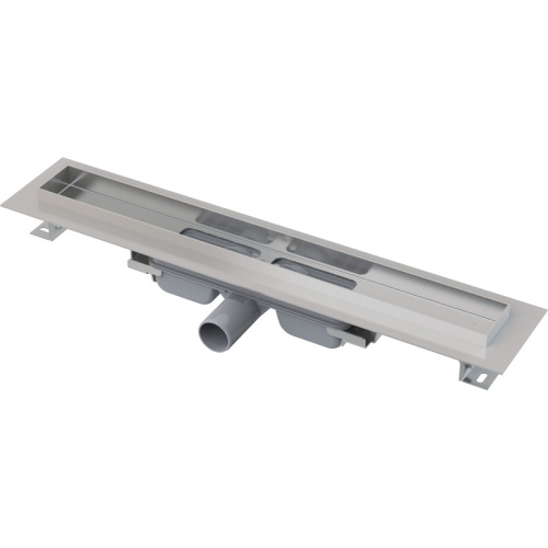 Душевой лоток Alcaplast Professional Low APZ106-750, с порогами для цельной решетки низкий, с горизонтальным сливом, 750 мм Душевой лоток Alcaplast Professional Low APZ106-750, с порогами для цельной решетки низкий, с горизонтальным сливом, 750 мм