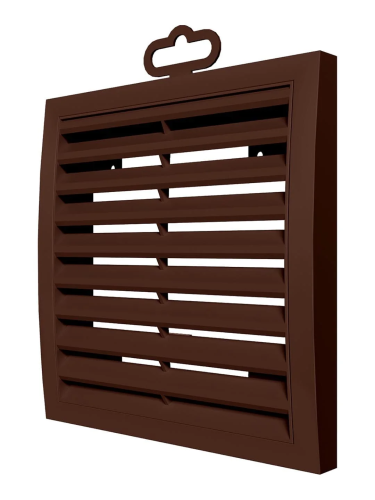 1515РРН кор, Решетка наружная ASA вентиляционная вытяжная 150х150, коричневая 1515РРН кор, Решетка наружная ASA вентиляционная вытяжная 150х150, коричневая