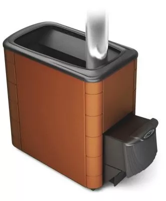 Банная печь Тунгуска XXL 2013 Carbon ДА терракота