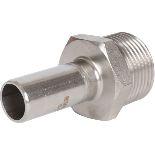 Вставка переходная НПр-НР 18x1" пресс, нержавеющая сталь Rommer Вставка переходная НПр-НР 18x1" пресс, нержавеющая сталь Rommer