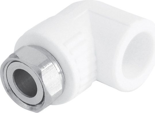 Угольник 90° с накидной гайкой Kalde 32х1"В полипропилен 3222-tue-321000