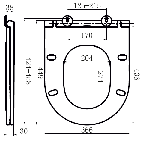 C507853WH Inspire сиденье для подвесного унитаза,микролифт C507853WH Inspire сиденье для подвесного унитаза,микролифт