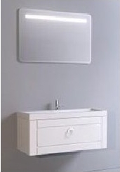 Тумба с умывальником AQWELLA Infinity 100 Белый Emp.01.10/W Тумба с умывальником AQWELLA Infinity 100 Белый Emp.01.10/W