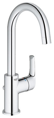 Смеситель для раковины Grohe Eurosmart 23537002 хром, донный клапан, поворотный излив Смеситель для раковины Grohe Eurosmart 23537002 хром, донный клапан, поворотный излив