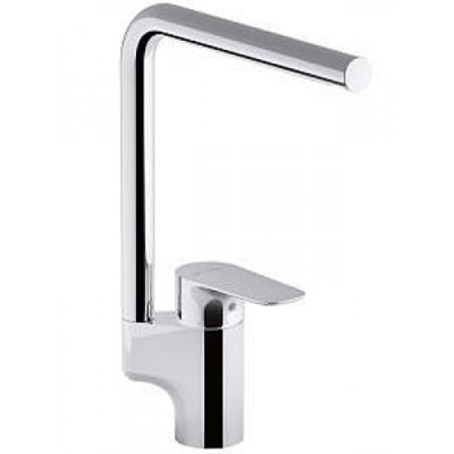 Смеситель для раковины Jacob Delafon AlEo E72278-CP хром, поворотный излив, донный клапан Смеситель для раковины Jacob Delafon AlEo E72278-CP хром, поворотный излив, донный клапан