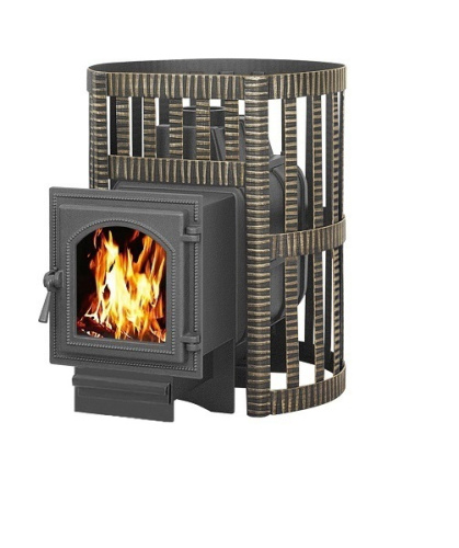 Чугунная печь для бани Везувий Легенда Ковка 16 (270)