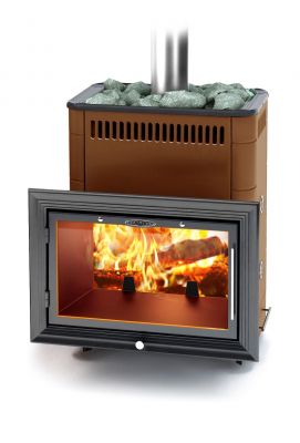 Банная печь Витрувия II Inox БСЭ ТО терракота Банная печь Витрувия II Inox БСЭ ТО терракота