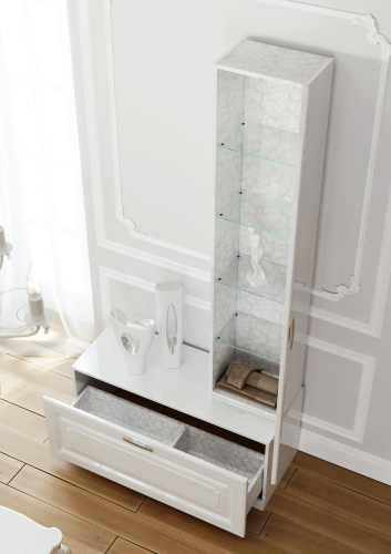 Пенал AQWELLA Empire 35 белый Emp.05.35/W Пенал AQWELLA Empire 35 белый Emp.05.35/W